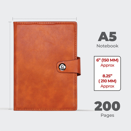 FOR U Trenor A5 Undated Notebook Diary With Magnetic Lock