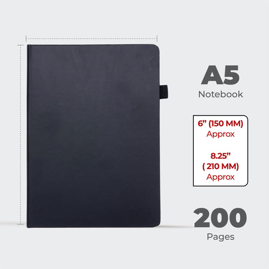 FOR U Reverie A5 Notebook Diary with Pen Holder & Elastic