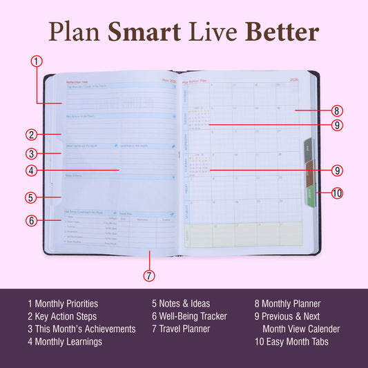 FOR U Life 2026 B5 Diary Gift Set | Luxury Corporate Planner for New Year Gifting