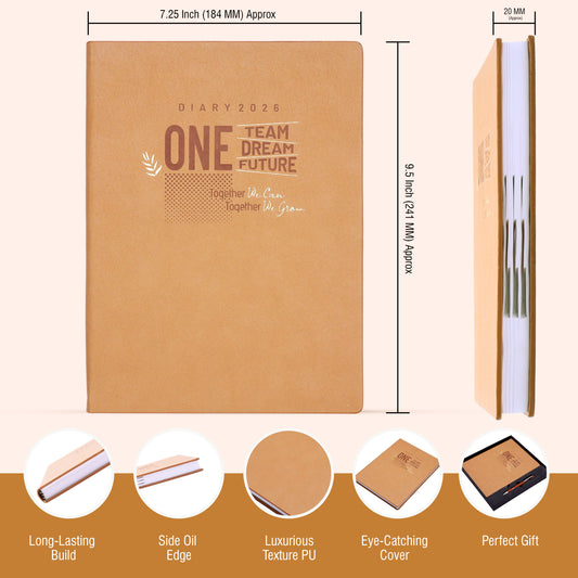 FOR U Leader 2 in 1 Diary & Pen Premium New Year 2026 Gift Box