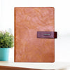 FOR U Crysia A5 Notebook with Pen Holder - Tan