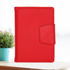 FOR U Zyric A5 Refillable Blank Journal - Card Holder, Magnetic Flap - Red