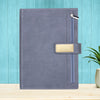 FOR U Elano A5 Zipper Pocket Blank Journal - Grey