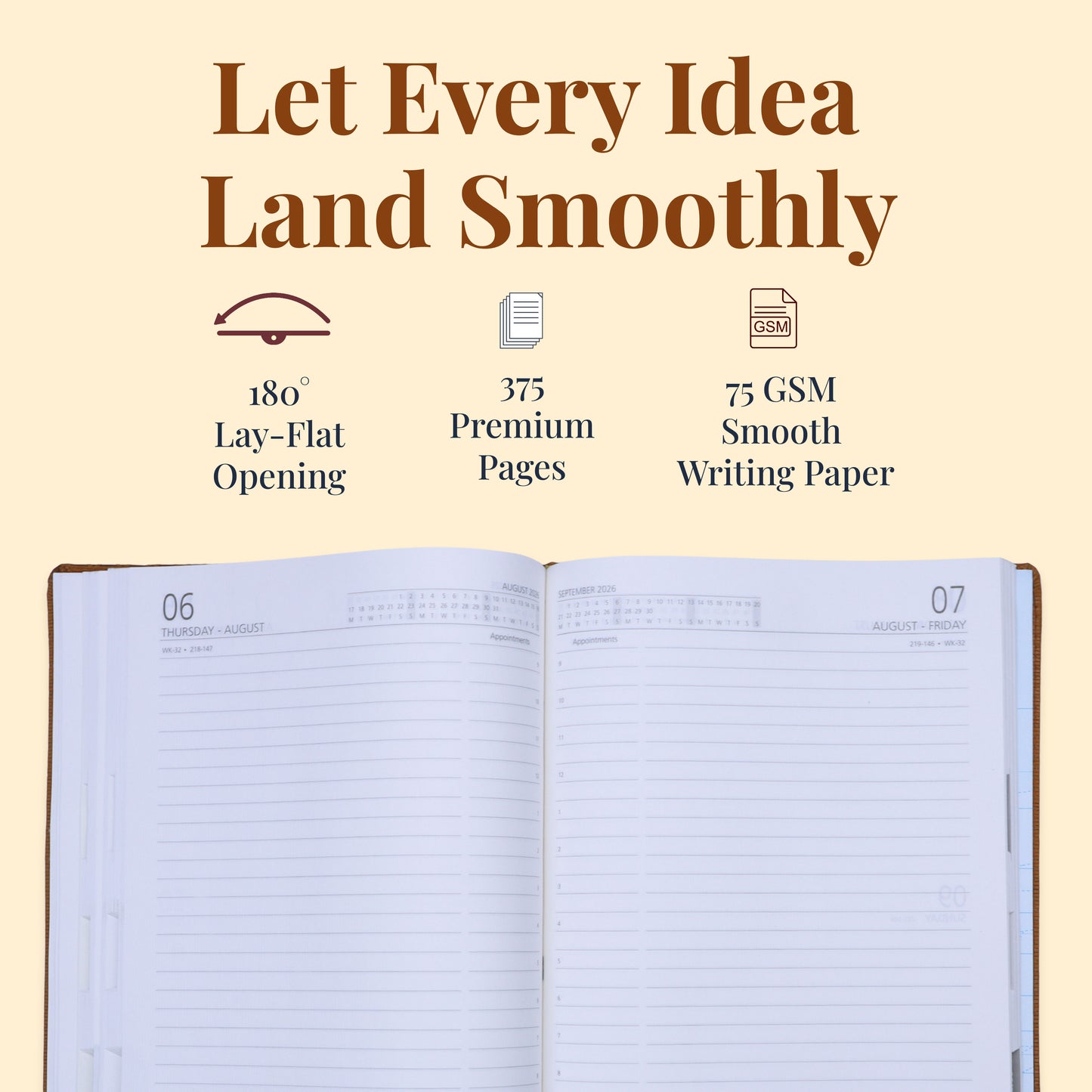 2026 Prime B5 Dated Planner Office Diary | 352 Pages