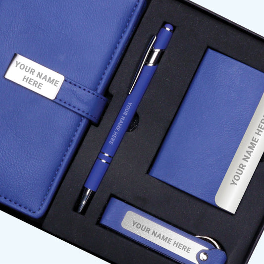 FORU Officer 4-in-1 Corporate Gift Hamper Kit 2026 -Blue