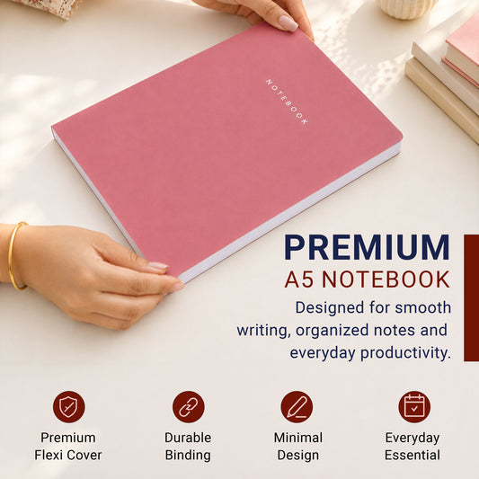 Work Mode Pack – Set of 5 Premium A5 Notebooks