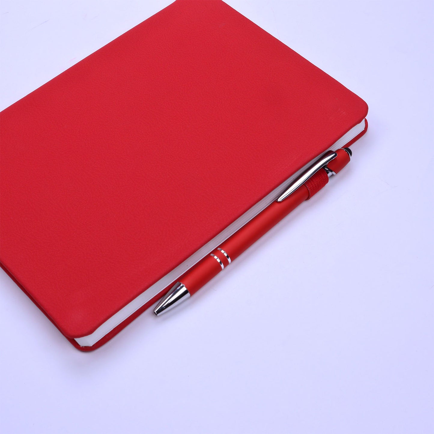 FOR U Frisco A5 Undated Notebook Diary with Elastic Closure & Pen Holder