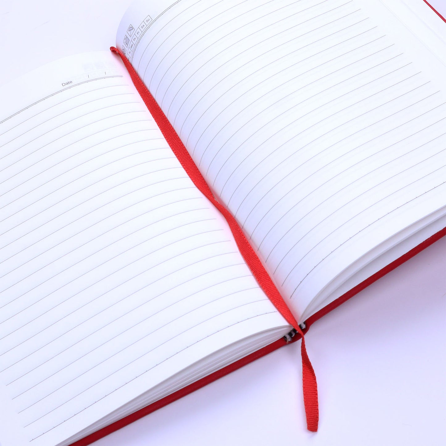 FOR U Frisco A5 Undated Notebook Diary with Elastic Closure & Pen Holder