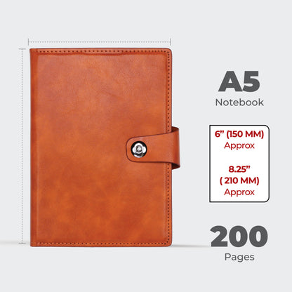 FOR U Trenor A5 Undated Notebook Diary With Magnetic Lock