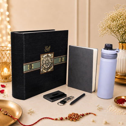 ForU 5-in-1 Gift Set with Diary, Sipper Water Bottle, Pen & Accessories