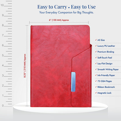 FOR U Fenzor A5 Undated Notebook with Magnetic Lock