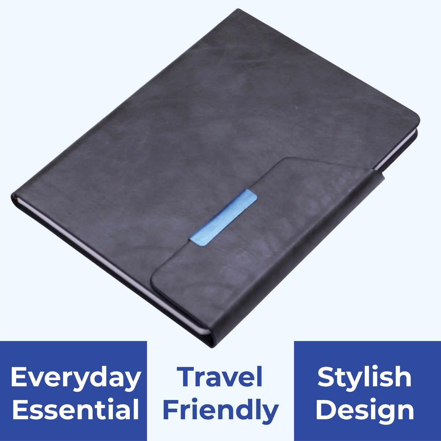 FOR U Fenzor A5 Customizable Journal with Magnetic Lock - Grey