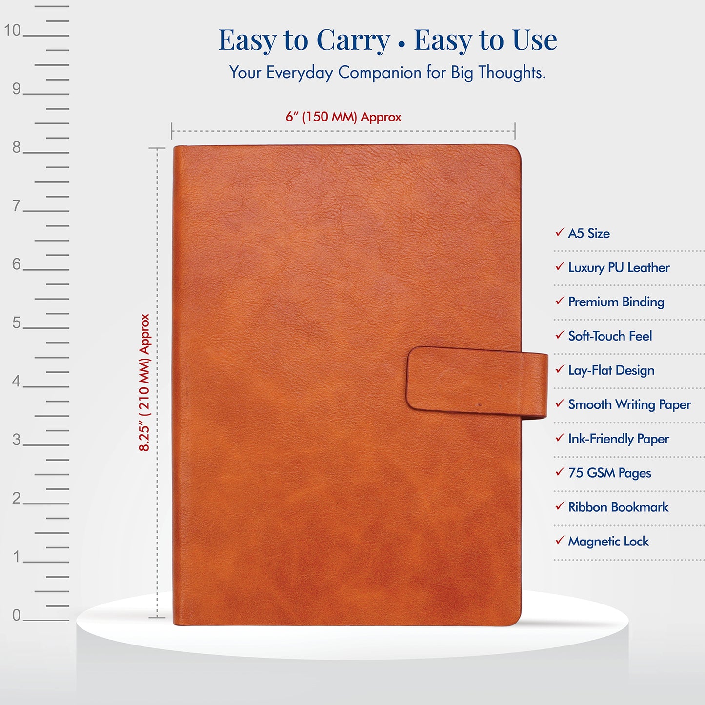 FOR U Persona A5 Undated Notebook Diary with Magnetic Lock