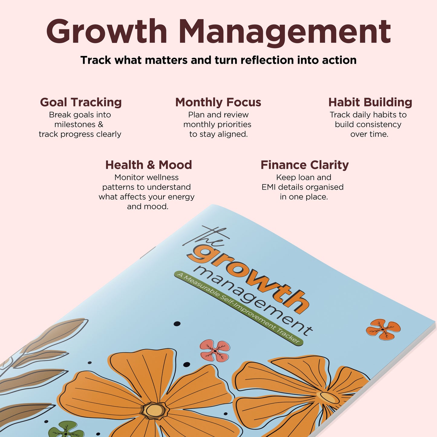 Self-Reflection Journal – Think Clearly, Reflect Deeply, and Grow with Purpose