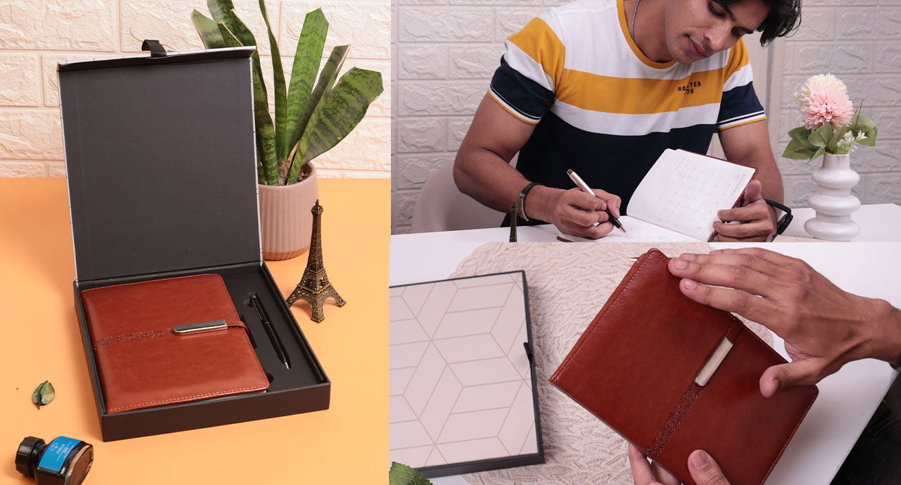 Pen And A5 Notebook Corporate Gift Set for festive season