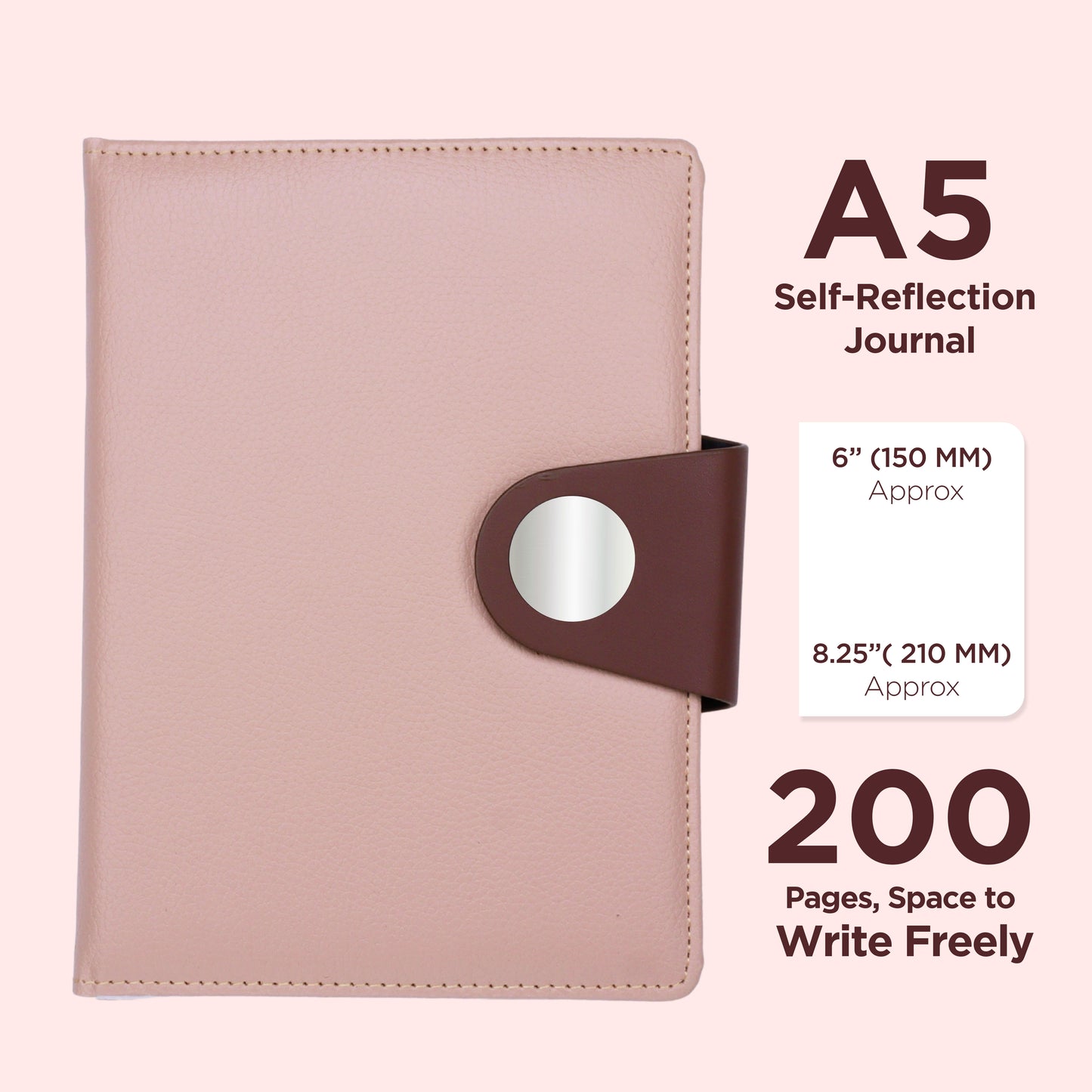 Self-Reflection Journal – Think Clearly, Reflect Deeply, and Grow with Purpose