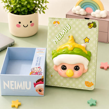 ForU Cute 3D Squishy Notebook For Stress Relief