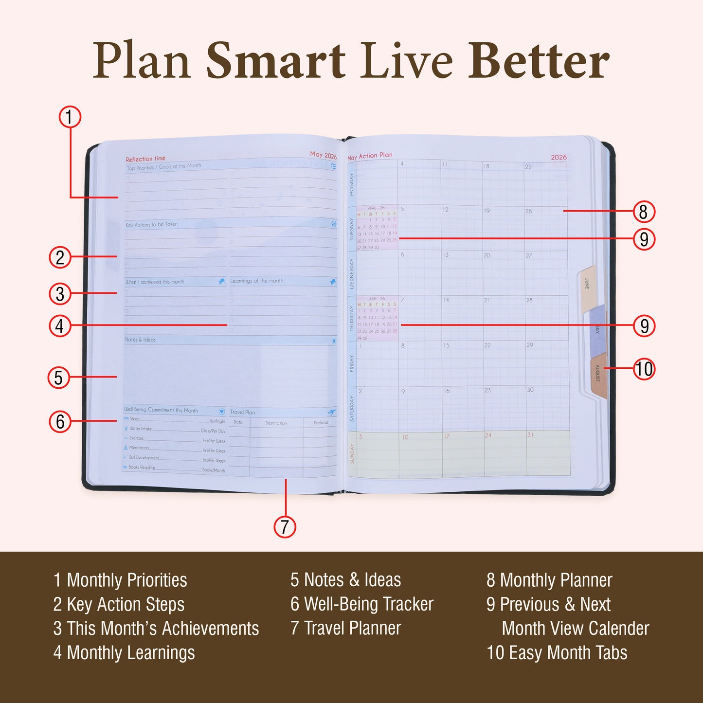 FOR U Reflection 2026 B5 Diary Gift Set | Premium Corporate New Year Planner Combo