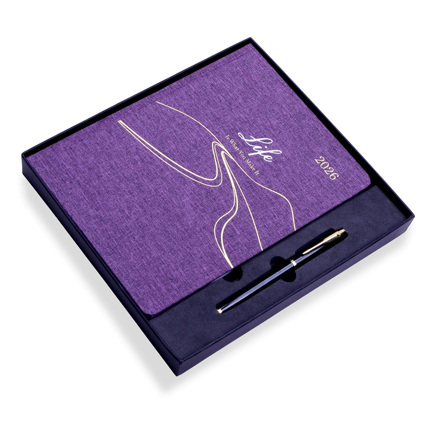 FOR U Life 2026 B5 Diary Gift Set | Luxury Corporate Planner for New Year Gifting