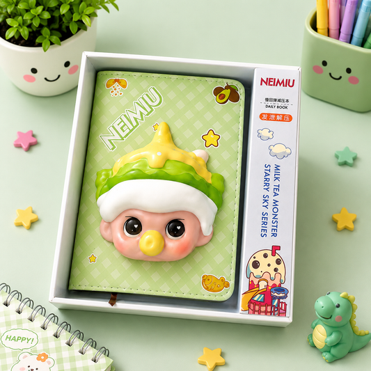 ForU Cute 3D Squishy Notebook For Stress Relief