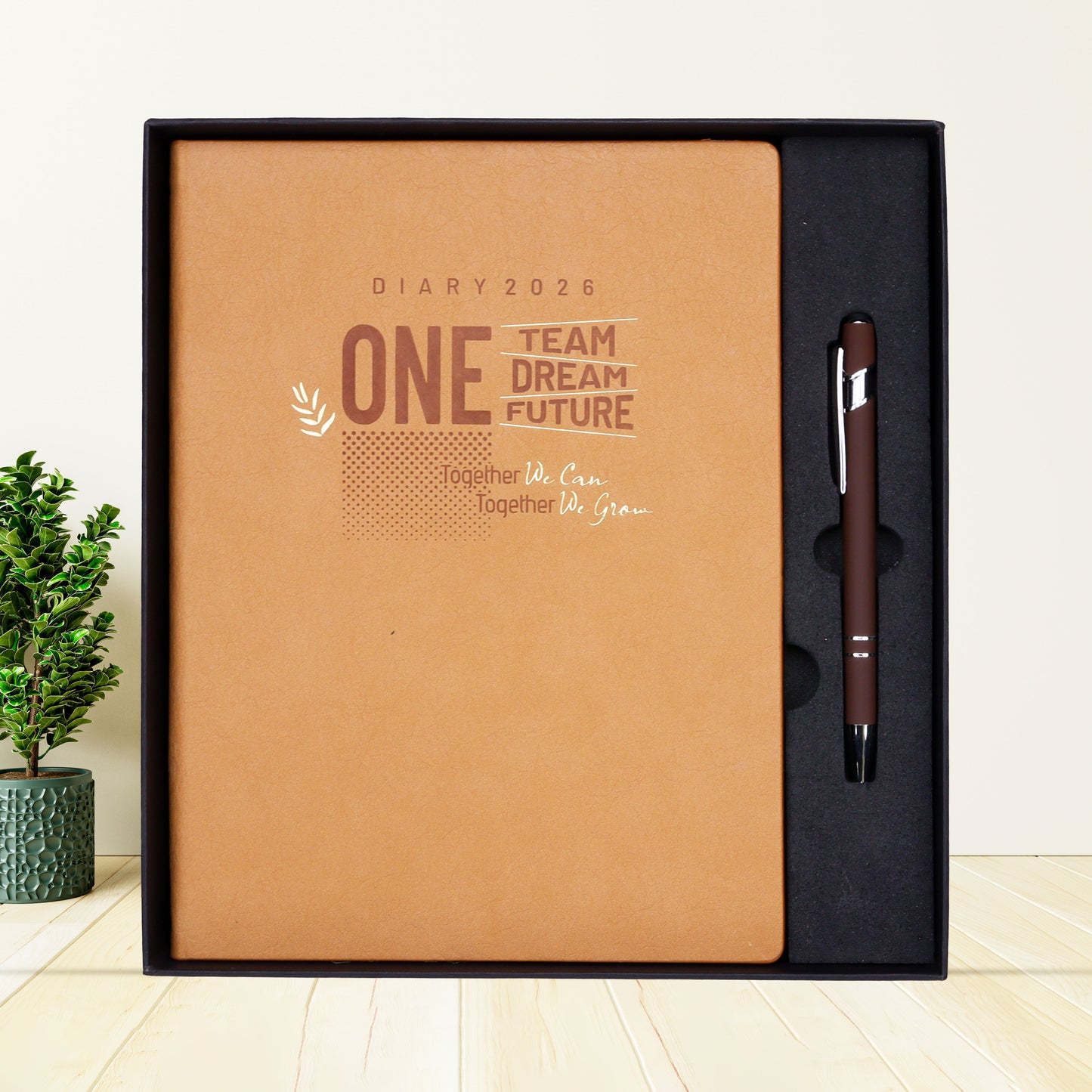FOR U Leader 2 in 1 Diary & Pen Premium New Year 2026 Gift Box