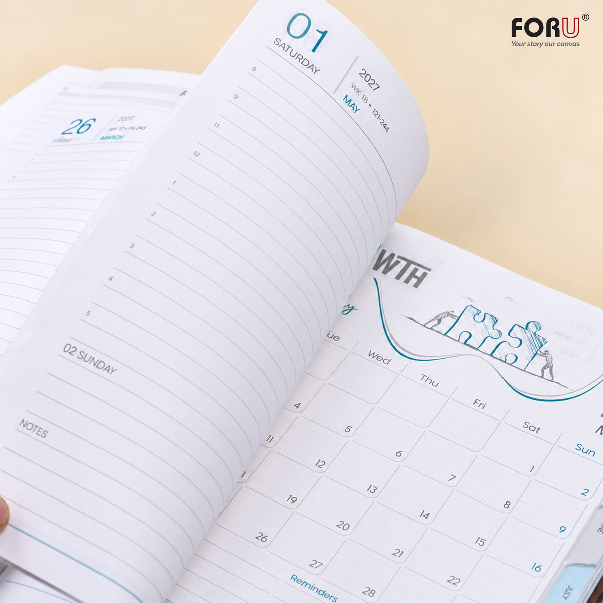 FORU Spark 2027 B5 Theme Planner Diary Gift Set - Limited Edition