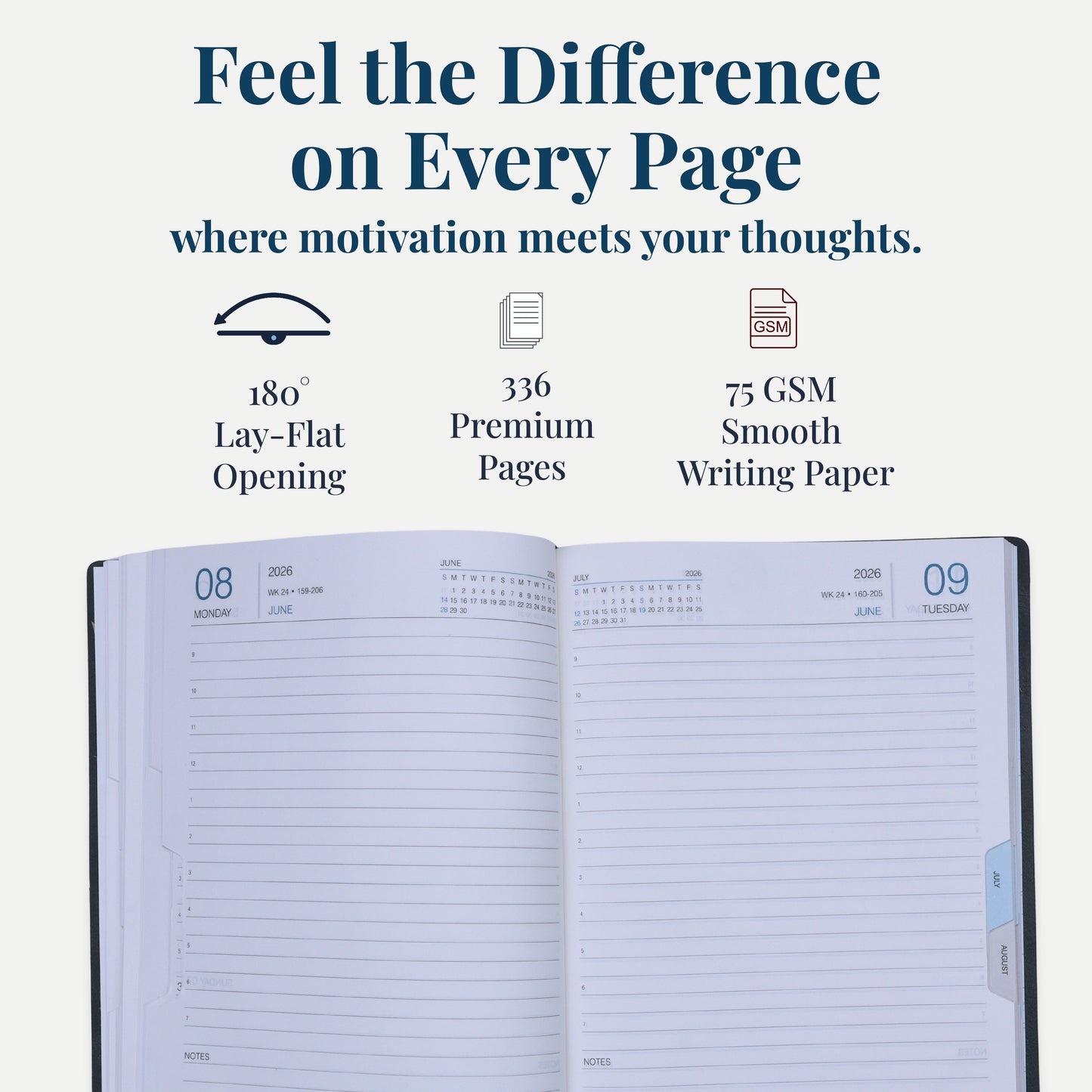 FORU Aim 2026 Theme Planner Diary Gift Set | Professional Diary & Pen Gift Box