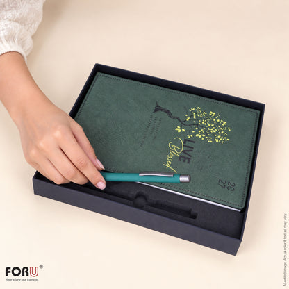 FORU 2027 Unique New Year Diary Gift Set | 2 in 1 Diary & Pen Combo
