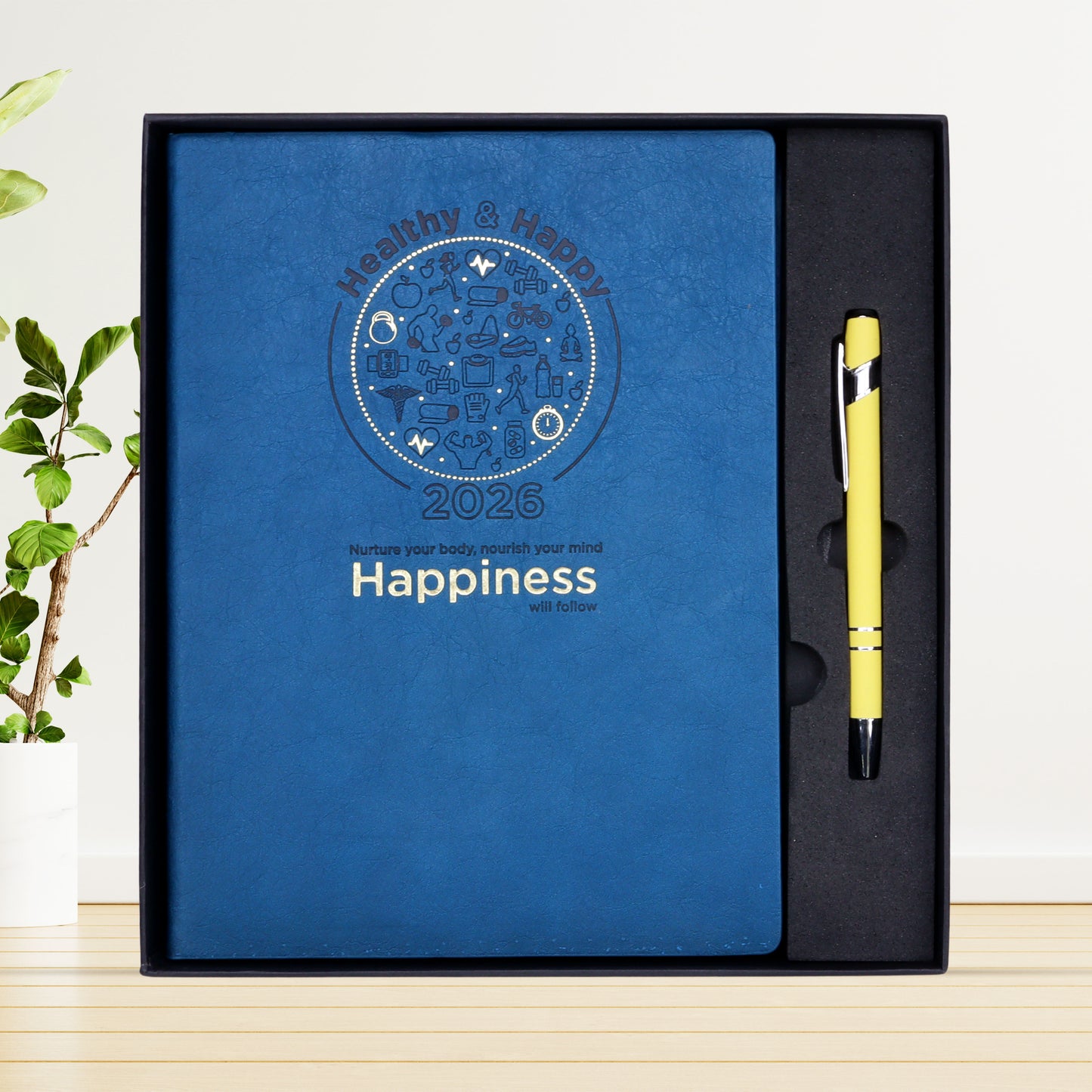 FOR U Spark 2 in 1 Diary & Pen Combo Gift Set 2026|Premium New Year Gift