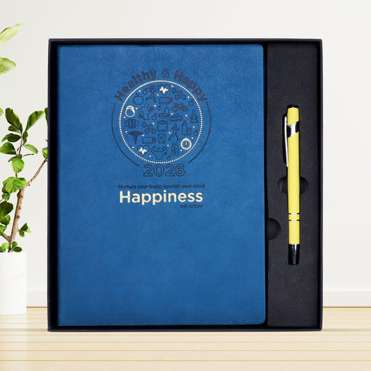 FOR U Spark 2 in 1 Diary & Pen Combo Gift Set 2026|Premium New Year Gift