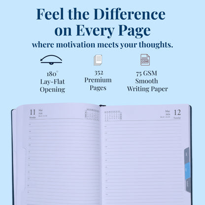 FOR U Spark 2 in 1 Diary & Pen Combo Gift Set 2026|Premium New Year Gift