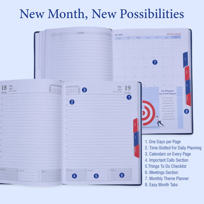 FOR U Verve 2026 Corporate Gift Set | 2 in 1 Diary & Pen Premium Office Gift Box