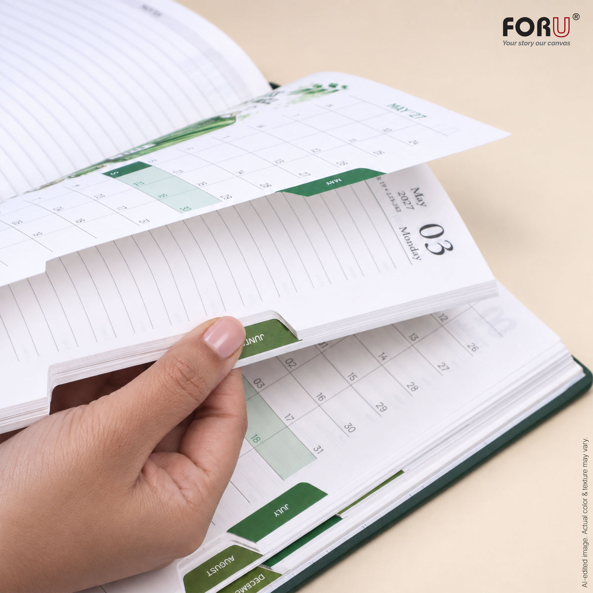 FORU Aim 2027 Theme Planner Diary Gift Set | Professional Diary & Pen Gift Box
