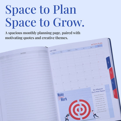 FOR U Verve 2026 Corporate Gift Set | 2 in 1 Diary & Pen Premium Office Gift Box