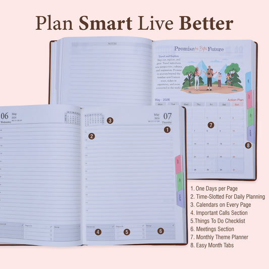 FOR U Reset 2 in 1 Diary & Stylus Pen Combo | New Year 2026 Hamper