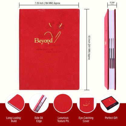 FOR U Zesta 2026 Christmas Gift Set | Premium Diary & Pen | Corporate Xmas Gift Box