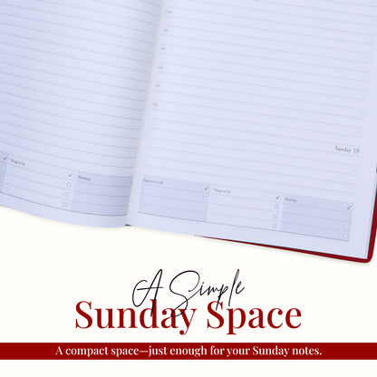 FOR U Zesta 2026 Christmas Gift Set | Premium Diary & Pen | Corporate Xmas Gift Box