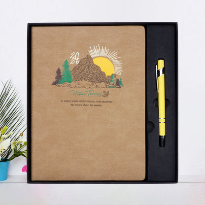 FOR U Muse 2026 Corporate Gift Set | 2 in 1 Diary & Pen New Year Gift Box