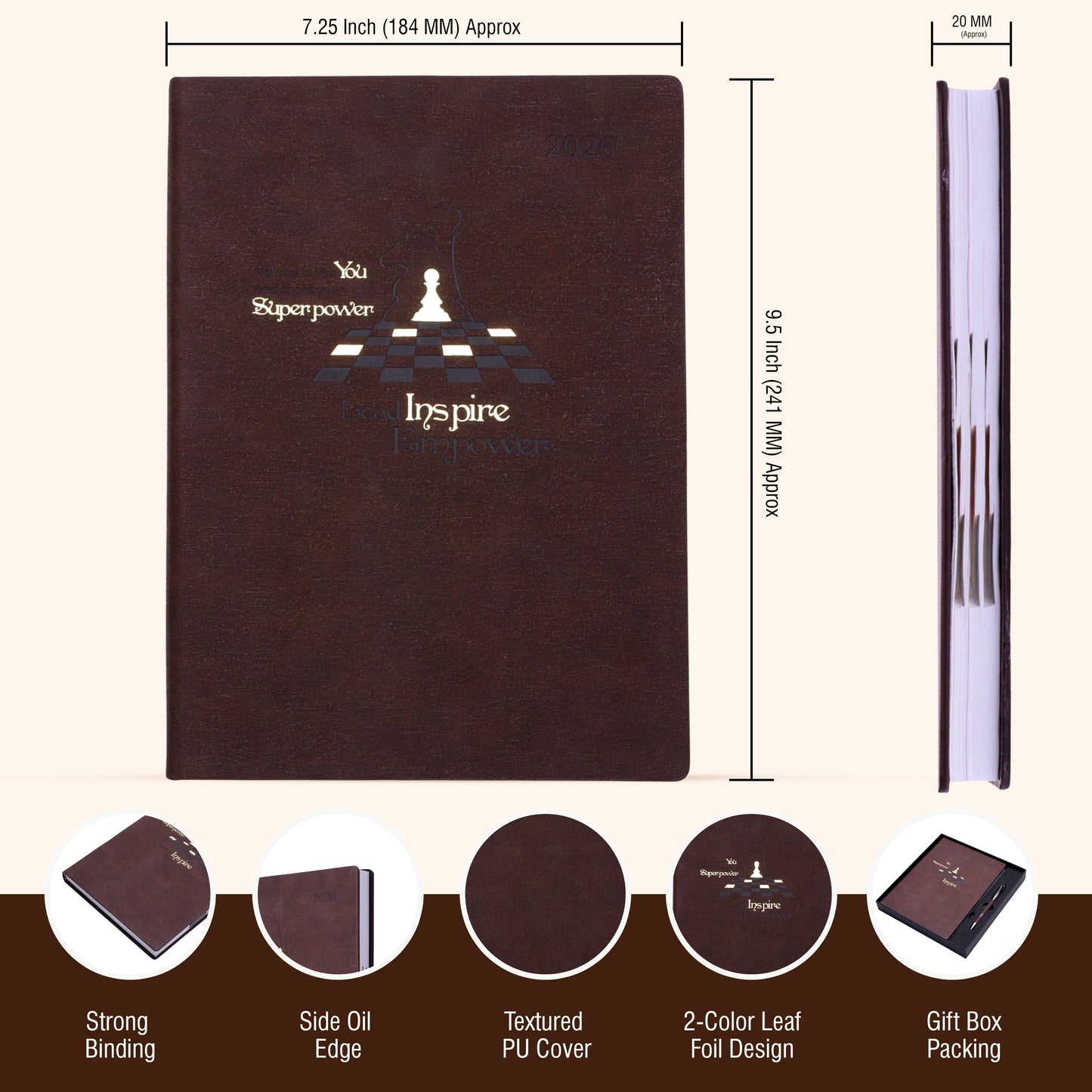 FORU Vibrant 2026 B5 Theme Planner Diary Gift Set - Limited Edition