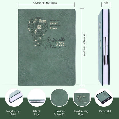 FORU 2026 Unique New Year Diary Gift Set | 2 in 1 Diary & Pen Combo