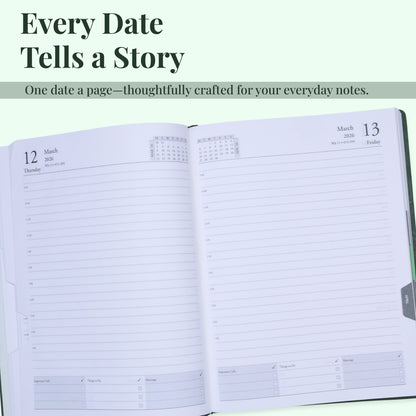 FORU 2026 Unique New Year Diary Gift Set | 2 in 1 Diary & Pen Combo