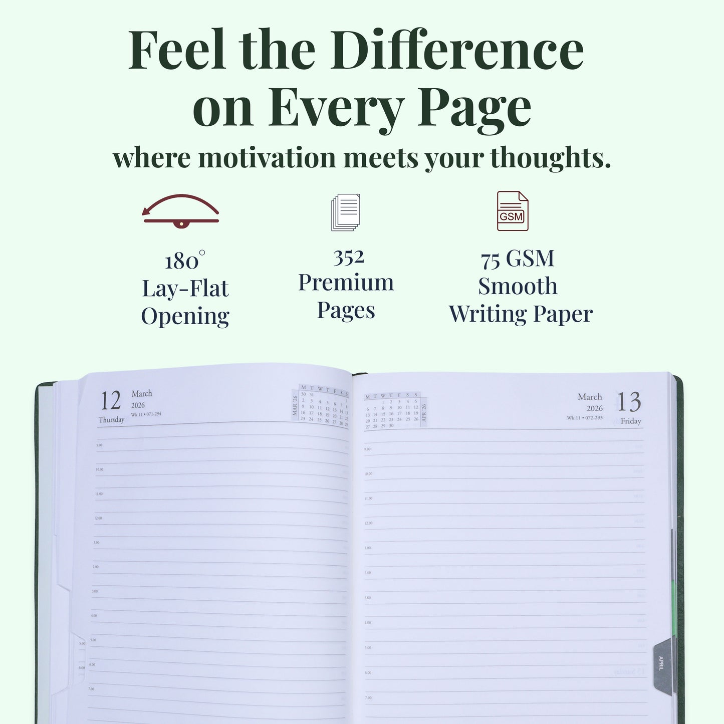 FORU 2026 Unique New Year Diary Gift Set | 2 in 1 Diary & Pen Combo