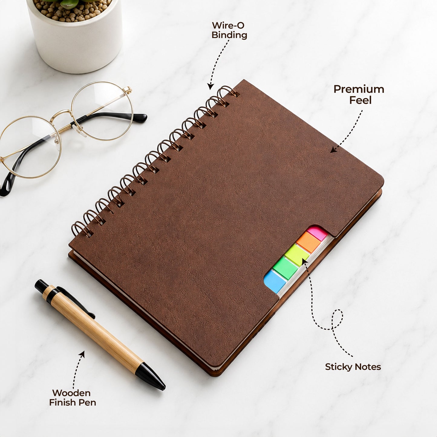 FOR U Plan Well Office Utility Combo Hamper Kit Brown