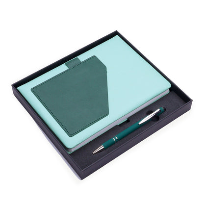 FOR U Nuveela A5 Notebook Pen Gift Set | Mobile Pocket Diary for Office