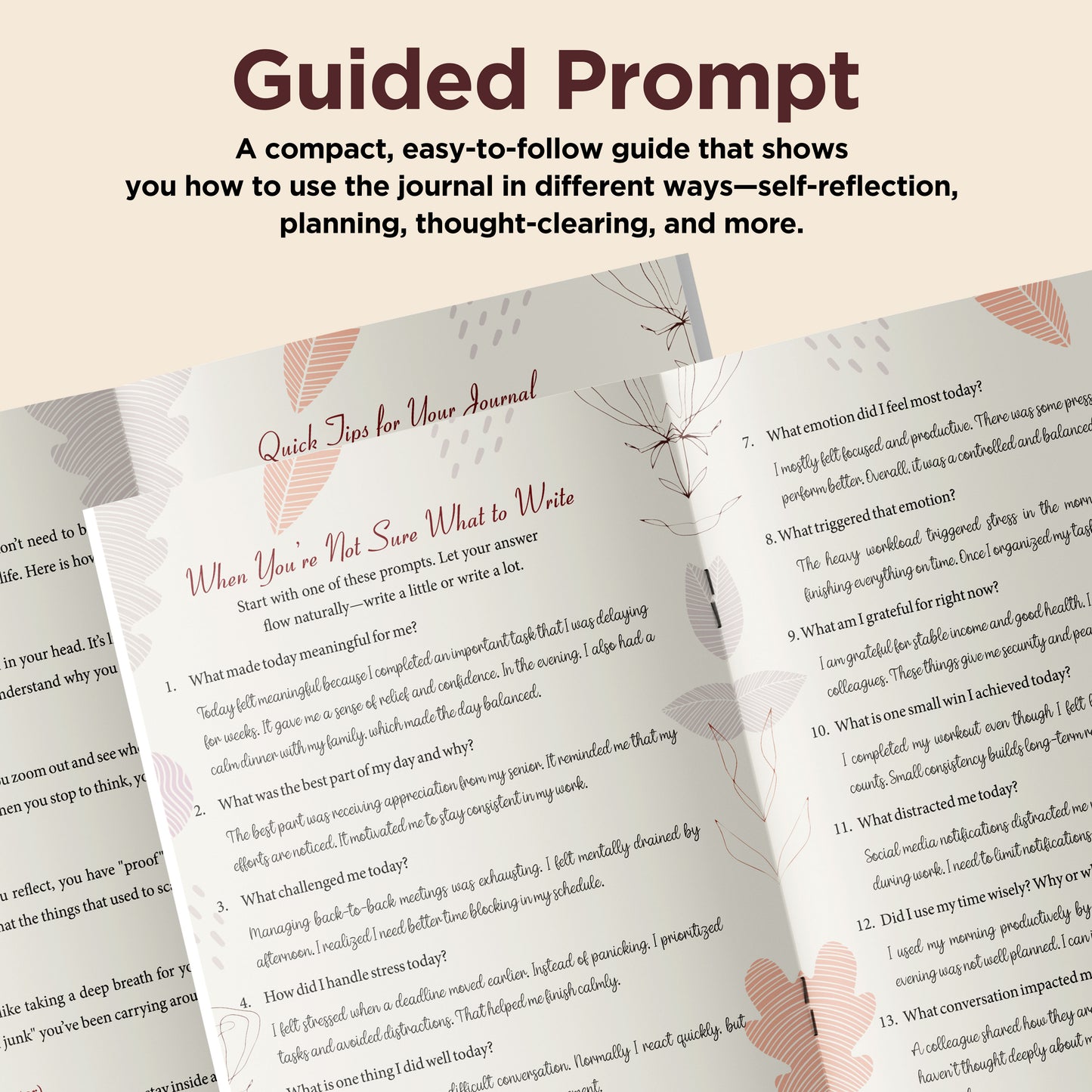 Self-Reflection Journal – Think Clearly, Reflect Deeply, and Grow with Purpose
