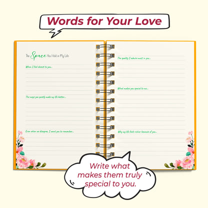 For Someone Special – A Journal of Thoughts, Feelings & Unspoken Words
