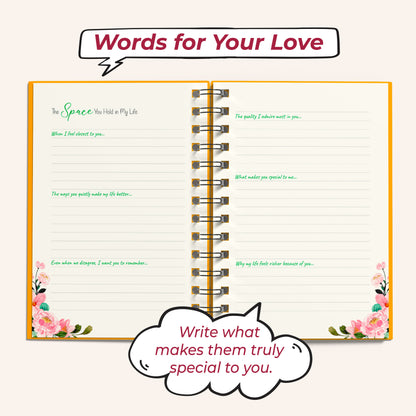 For Someone Special – A Journal of Thoughts, Feelings & Unspoken Words