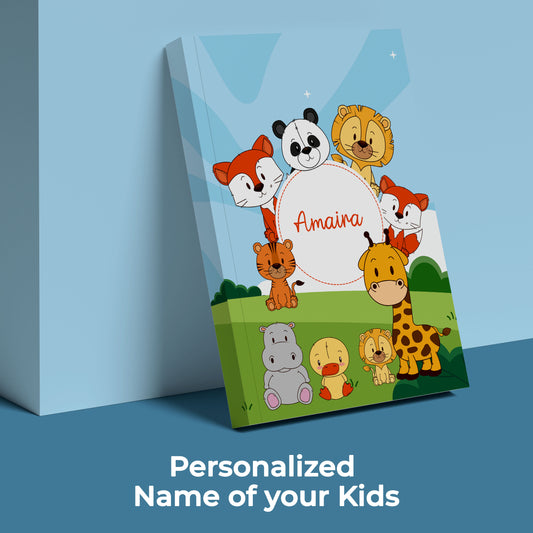 Personalized Kids Notebook Journal – Custom Name A5 Writing Book for School,Birthday Return Gifts & Creative Learning