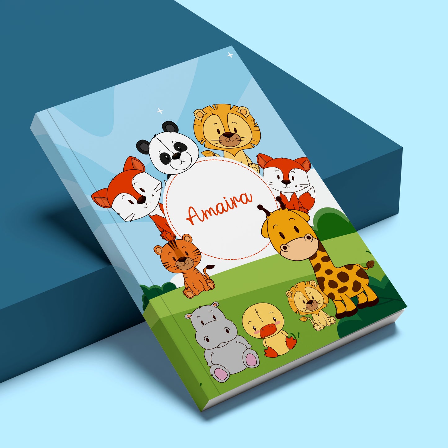 Personalized Kids Notebook Journal – Custom Name A5 Writing Book for School,Birthday Return Gifts & Creative Learning