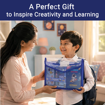11 Pcs Personalized Space Explorer Stationery Kit for Kids